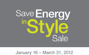 Save Energy in Style Sale